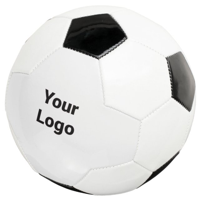 Balón De Fútbol simple personalizado mínimo añadir su dirección de (Tres cuartos)