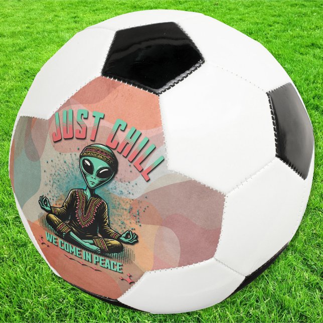 Balón De Fútbol Simplemente Relájate, Venimos en Paz (Subido por el creador)