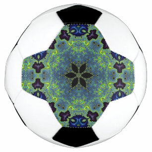 Balón De Fútbol Sinfonía Fractal Radiante