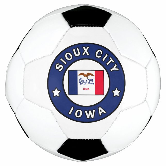 Balón De Fútbol Sioux City Iowa (Anverso)
