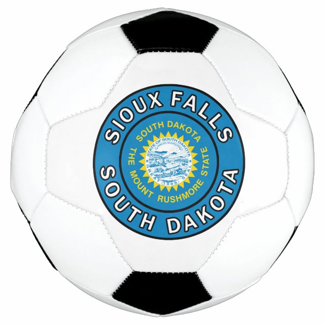Balón De Fútbol Sioux Falls Dakota del Sur (Anverso)