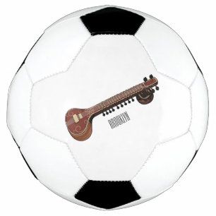 Balón De Fútbol Sitar personalizado ilustracion