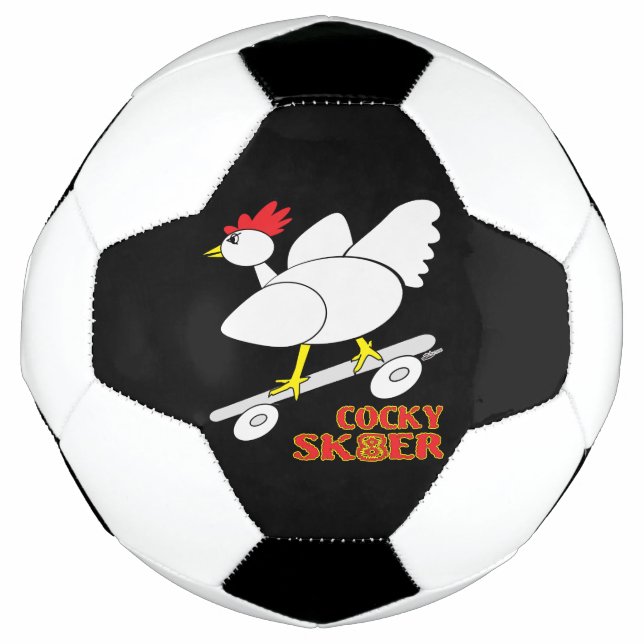 Balón De Fútbol Skater Cocky (Anverso)