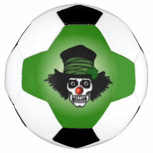 Balón De Fútbol Skeleton Irlandés Clown Green