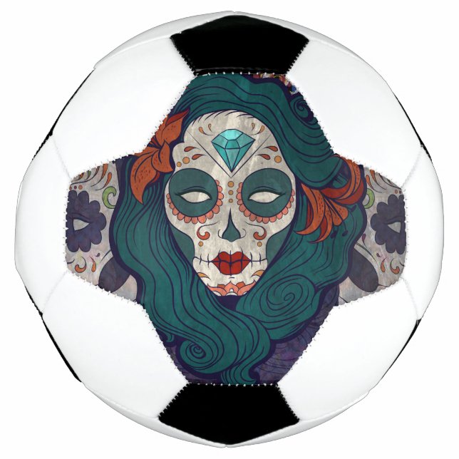 Balón De Fútbol Skull Ladies (Anverso)