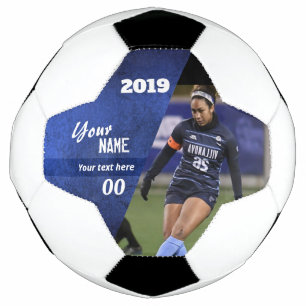 Balón De Fútbol Slice Personalizado Soccer Ball Blue