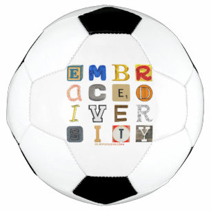 Balón De Fútbol SlipperyJoe adopta cartas de corte de diversidad c