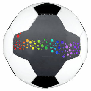 Balón De Fútbol SlipperyJoe ama burbujas rojo naranja amarillo ver