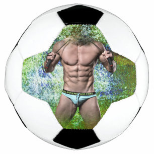 Balón De Fútbol SlipperyJoe's hombre adulto muy musculoso sin cami