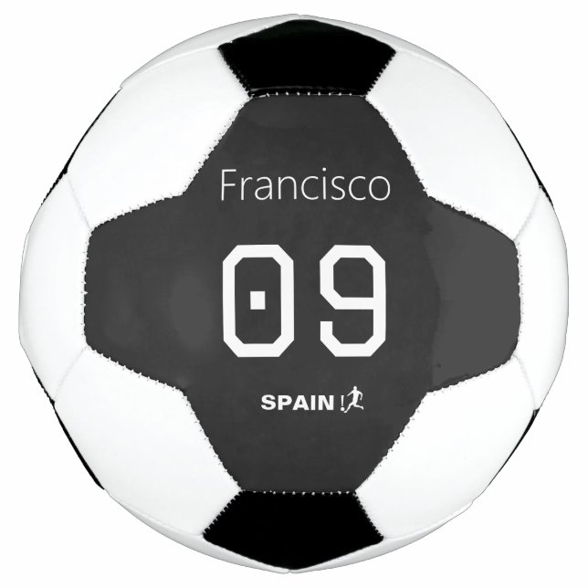 Balón De Fútbol Soccer Professional Monochrome Edition Athlete (Anverso)