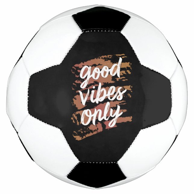 Balón De Fútbol sólo buenas vibraciones (Anverso)