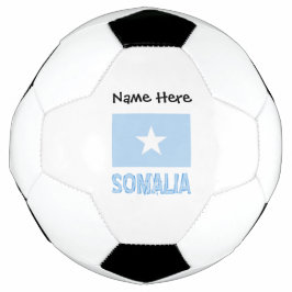 Balón De Fútbol Somalia Bandera Somalí Negra Personalización