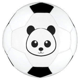 Balón De Fútbol Sonriente Panda Face Soccer Ball - Deporte animal