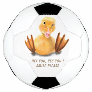 Balón De Fútbol Sonrisa en la bola de fútbol de Winling Wink, un j