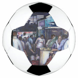 Balón De Fútbol Sopa De Cabeza De Pescado, Singapur