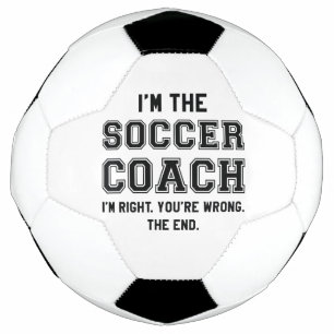 Balón De Fútbol Soy el entrenador de fútbol