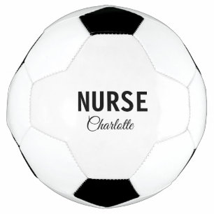 Balón De Fútbol Soy enfermera experta médica agregue su nombre tex