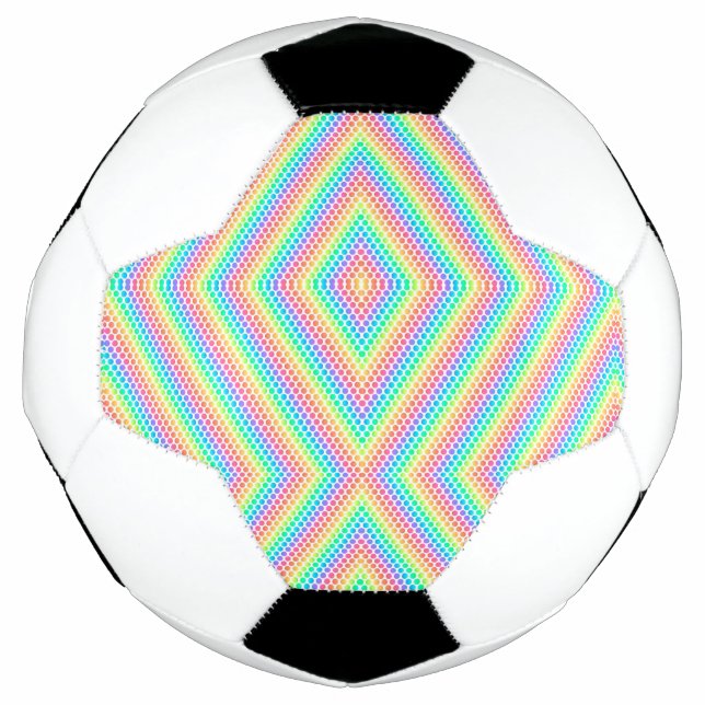 Balón De Fútbol Split image showing a soccer ball design (Anverso)