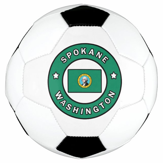 Balón De Fútbol Spokane Washington (Anverso)