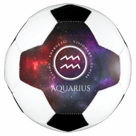 Balón De Fútbol Starfield Aquarius Water Bearer Western Zodiac