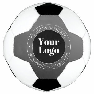 Balón De Fútbol Su logotipo comercial o diseño y texto editable