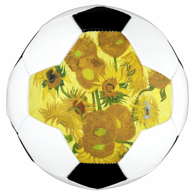 Balón De Fútbol Sunflowers Vincent van Gogh (Anverso)