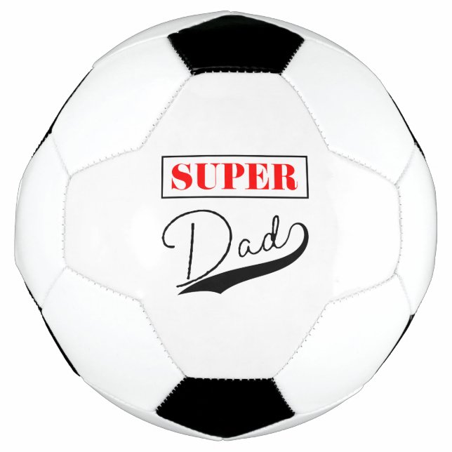 Balón De Fútbol Super Papá (Anverso)