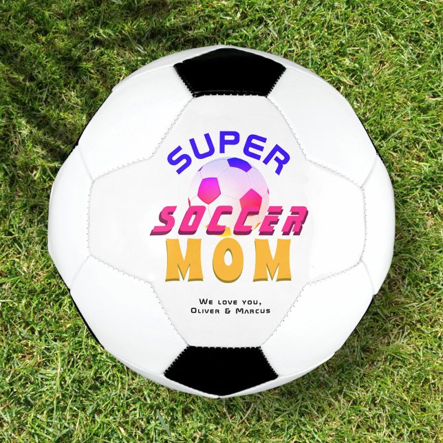 Balón De Fútbol Super Soccer Mom Football Sport Día de la Madre (Subido por el creador)