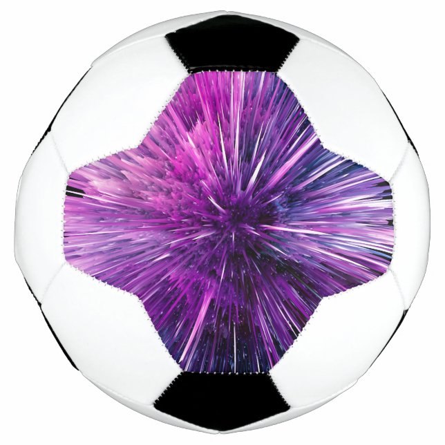 Balón De Fútbol Súper sónico - morado precioso (Anverso)