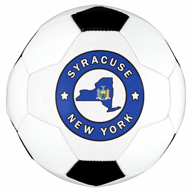Balón De Fútbol Syracuse New York (Anverso)