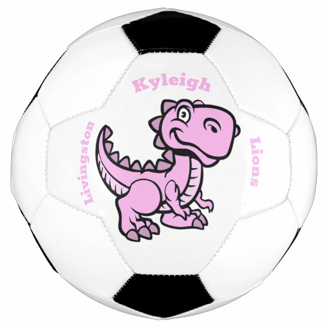 Balón De Fútbol T Rex Soccer Ball - Rosa (Anverso)