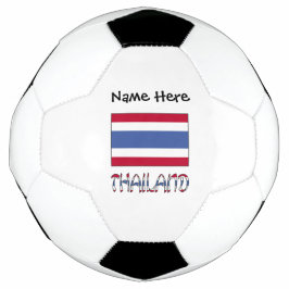Balón De Fútbol Tailandia y la bandera tailandesa personalizada