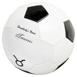 Balón De Fútbol Taurus Zodiac Symbol Standard por Kenneth Yoncich