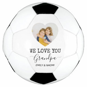 Balón De Fútbol Te Amamos Abuelo Bolsa de fútbol personalizada