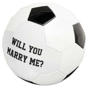 Balón De Fútbol ¿Te casarás conmigo? Boda Propuesta Bola de Fútbol