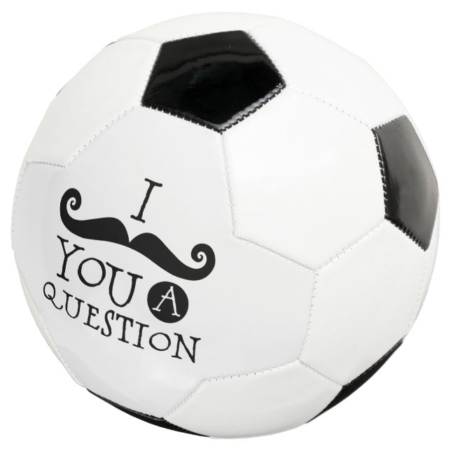Balón De Fútbol Te debo bigotear una pregunta (Tres cuartos)
