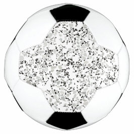 Balón De Fútbol Terrazzo blanco moderno