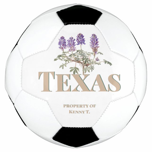Balón De Fútbol Texas Bluebonnet 2 (Anverso)