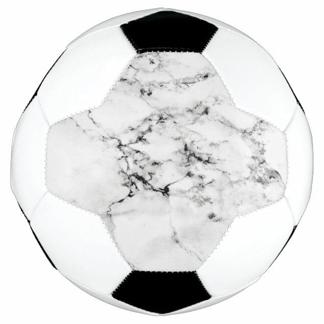 Balón De Fútbol Textura de mármol (Anverso)