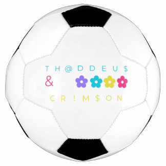 Balón De Fútbol thaddeus & crimson $THCBand Merchandising de diseñ