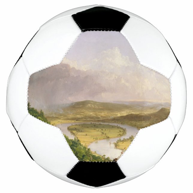 Balón De Fútbol Thomas Cole El Oxbow El Río Connecticut (Anverso)