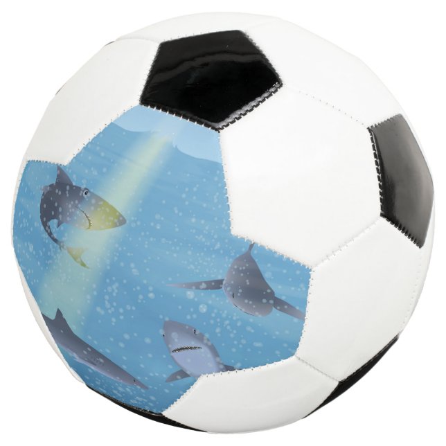 Balón De Fútbol Tiburones (Tres cuartos)