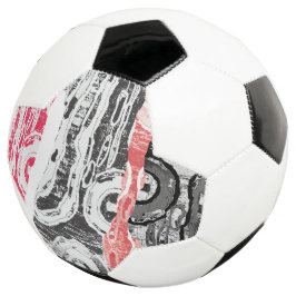 Balón de Fútbol – Tierra Abstracta
