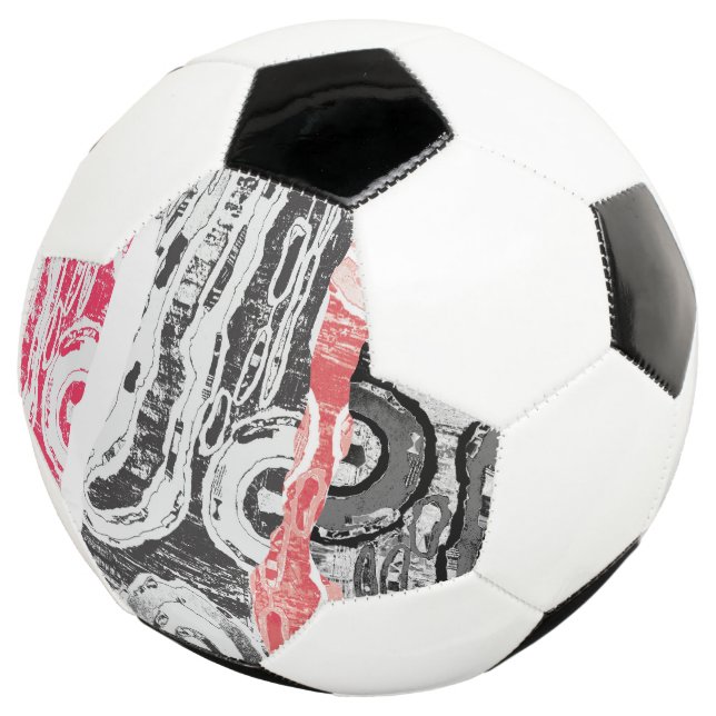 Balón de Fútbol – Tierra Abstracta (Tres cuartos)