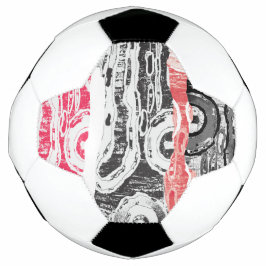 Balón de Fútbol – Tierra Abstracta