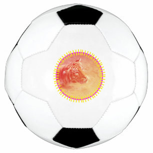 Balón De Fútbol Tigre colorido