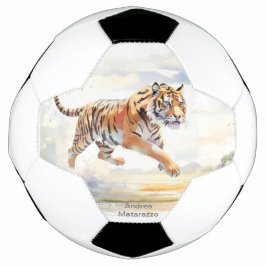 Balón De Fútbol Tigre en acción