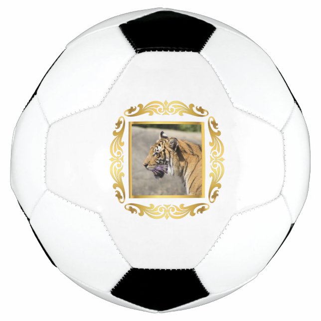 Balón De Fútbol Tigre enmarcado (Anverso)