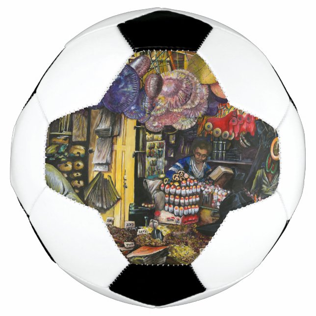Balón De Fútbol Tradiciones del antiguo comercio, Jerusalén (Anverso)