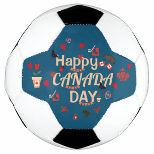 Balón De Fútbol Trendy Happy Canada Day